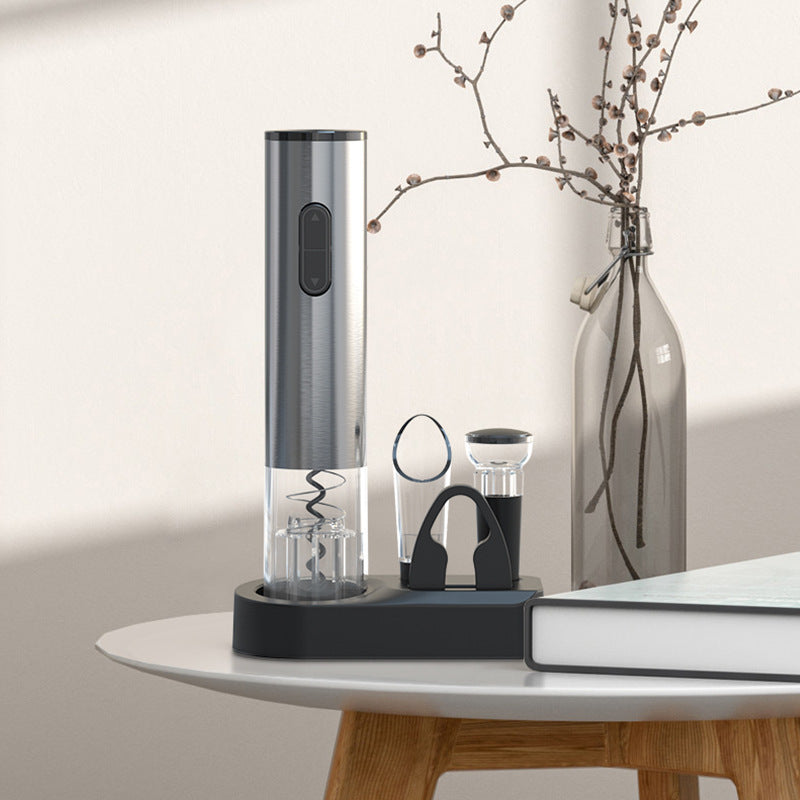 Multifunctional Electric Wine Opener Set with Accessories