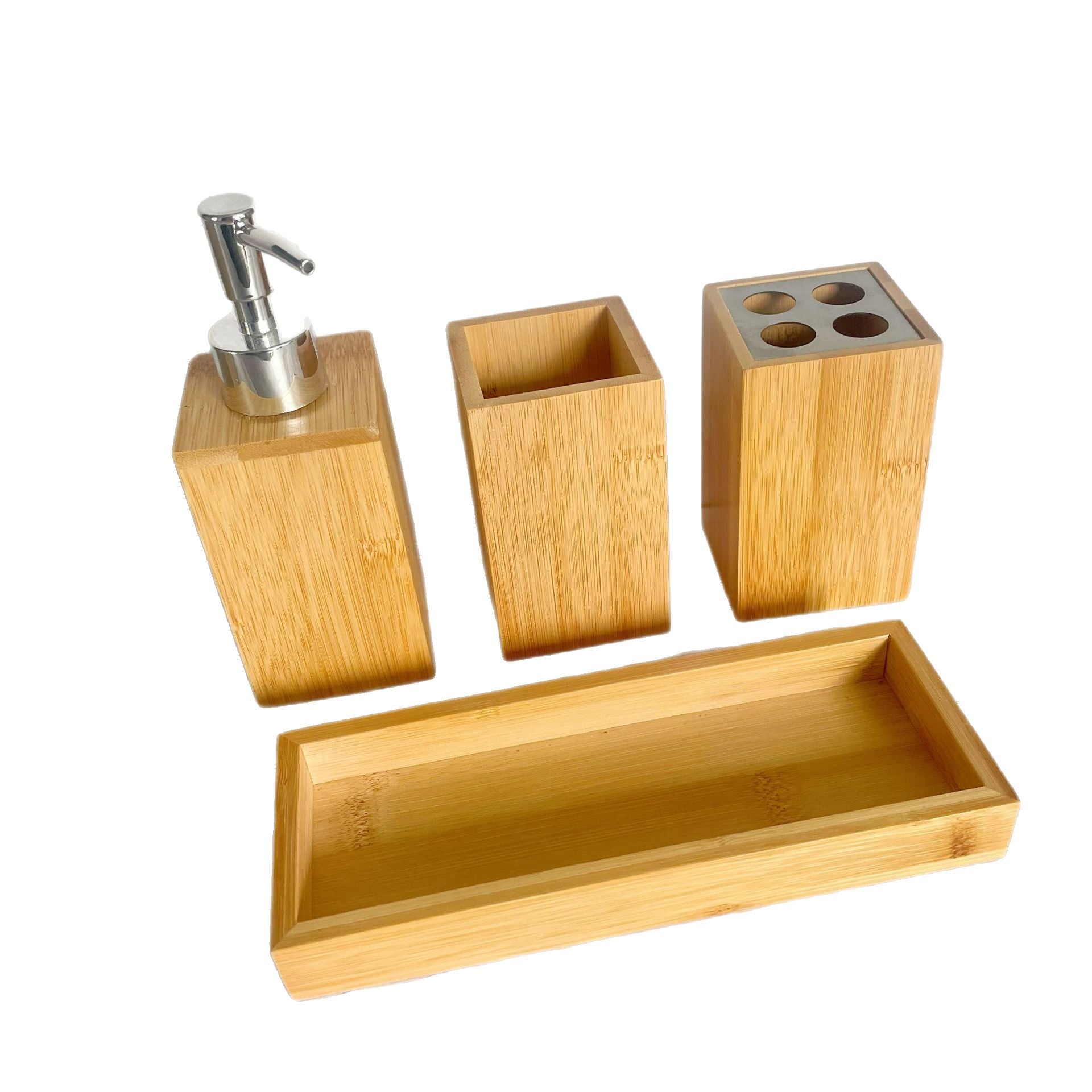 Bamboo Bathroom Organizer