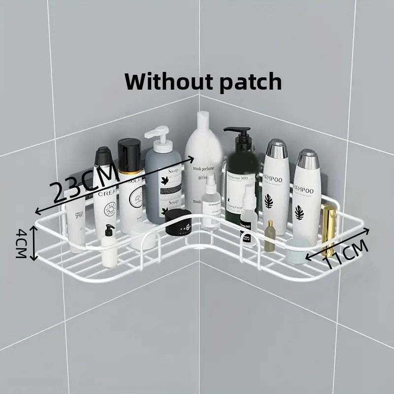 Drill Free Bathroom Wall Storage Rack