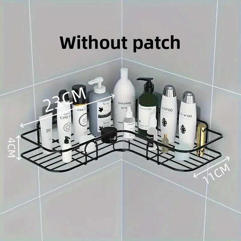 Drill Free Bathroom Wall Storage Rack